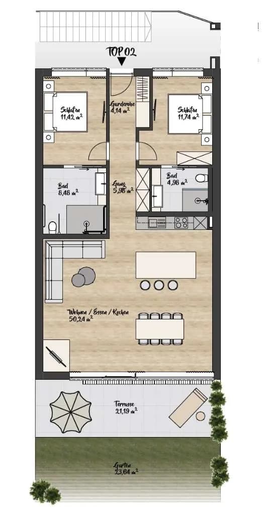 3-Zimmer-Wohnung kaufen in Imst – 96,98 m², € 594.000 – Bild 16 von 17