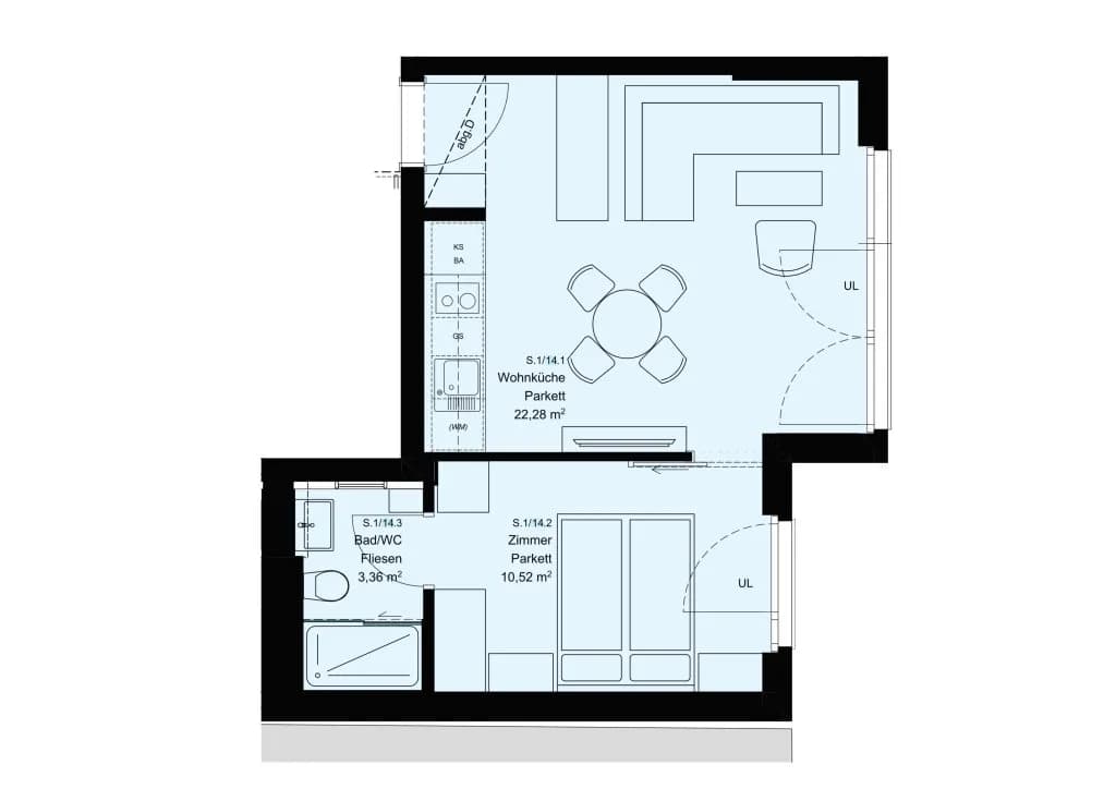 Immobilie kaufen in Wien – 36,16 m², € 219.900 – Bild 7 von 7