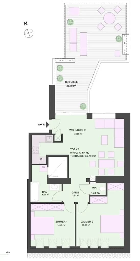 3-Zimmer-Wohnung kaufen in Wien – 83,05 m², € 469.000 – Bild 8 von 8