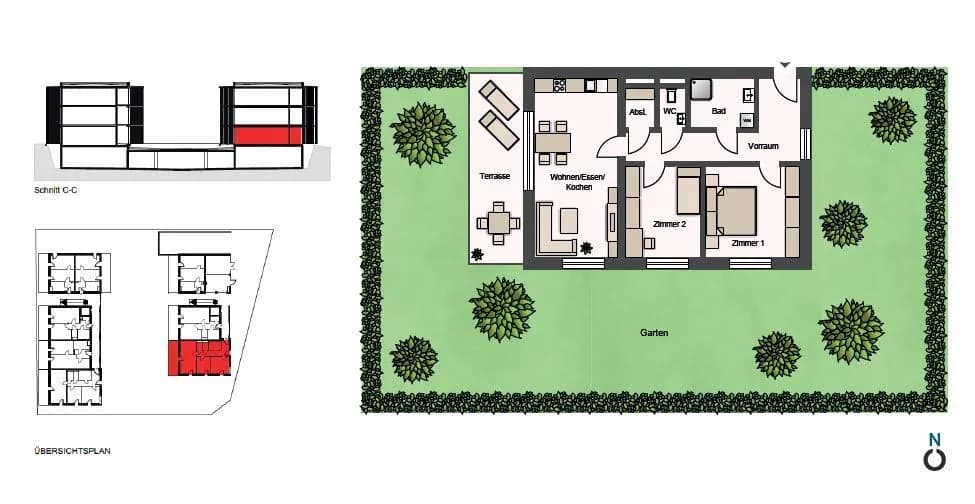3-Zimmer-Wohnung kaufen in Graz – 66,97 m², € 305.195 – Bild 2 von 14