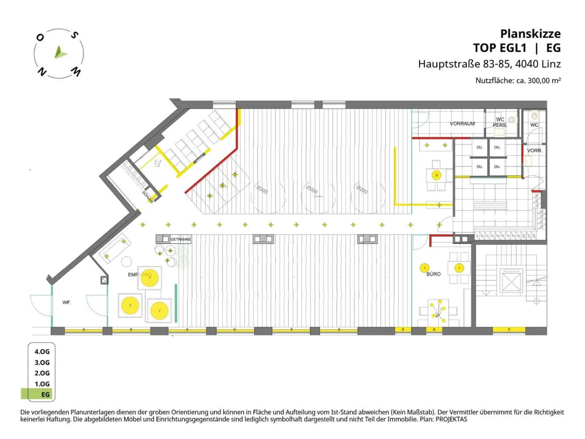 2-Zimmer-Gewerbeimmobilie mieten in Linz – 300 m², € 4.161 – Bild 9 von 9
