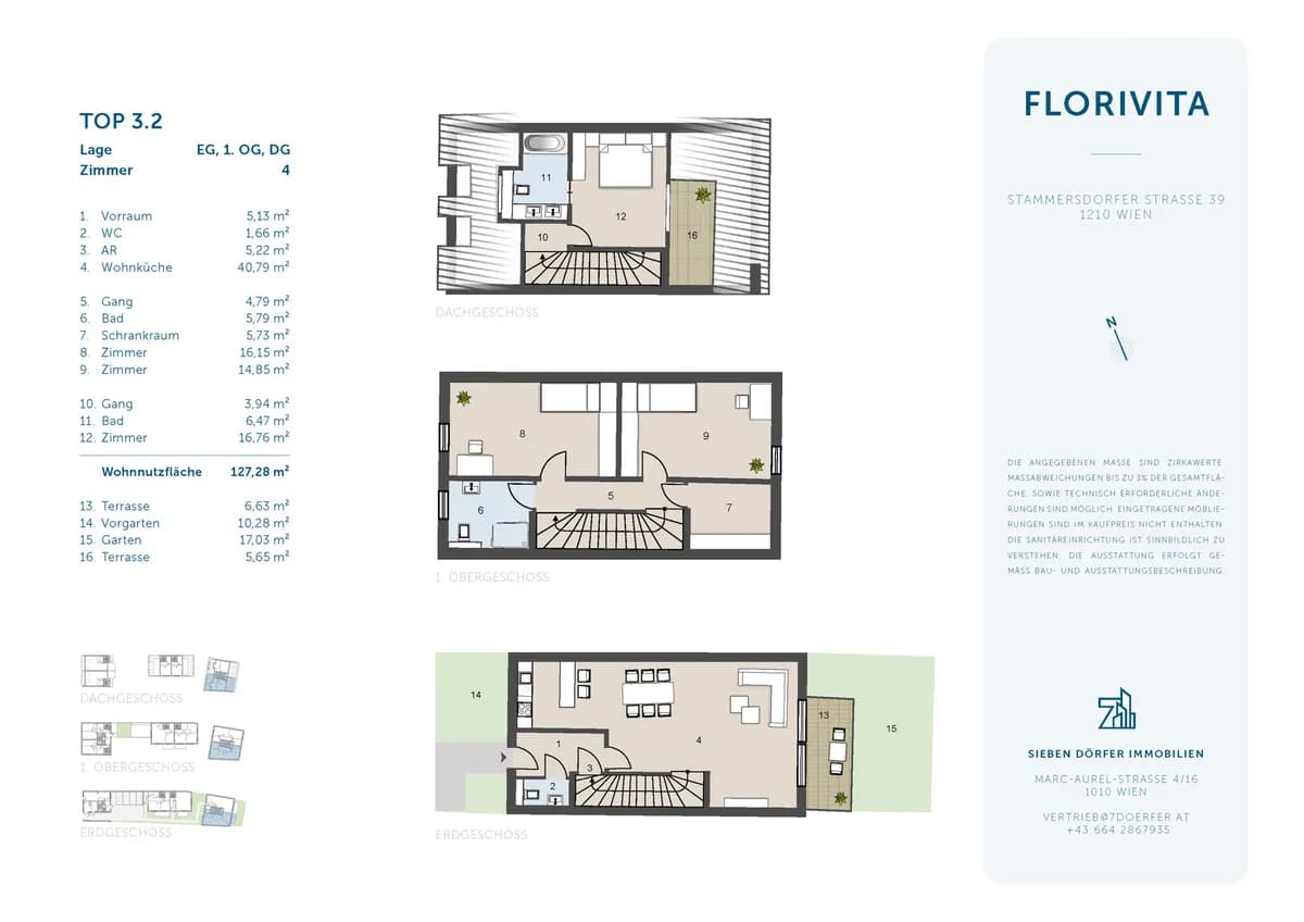 4-Zimmer-Wohnung kaufen in Wien – 127,28 m², € 893.000 – Bild 2 von 7