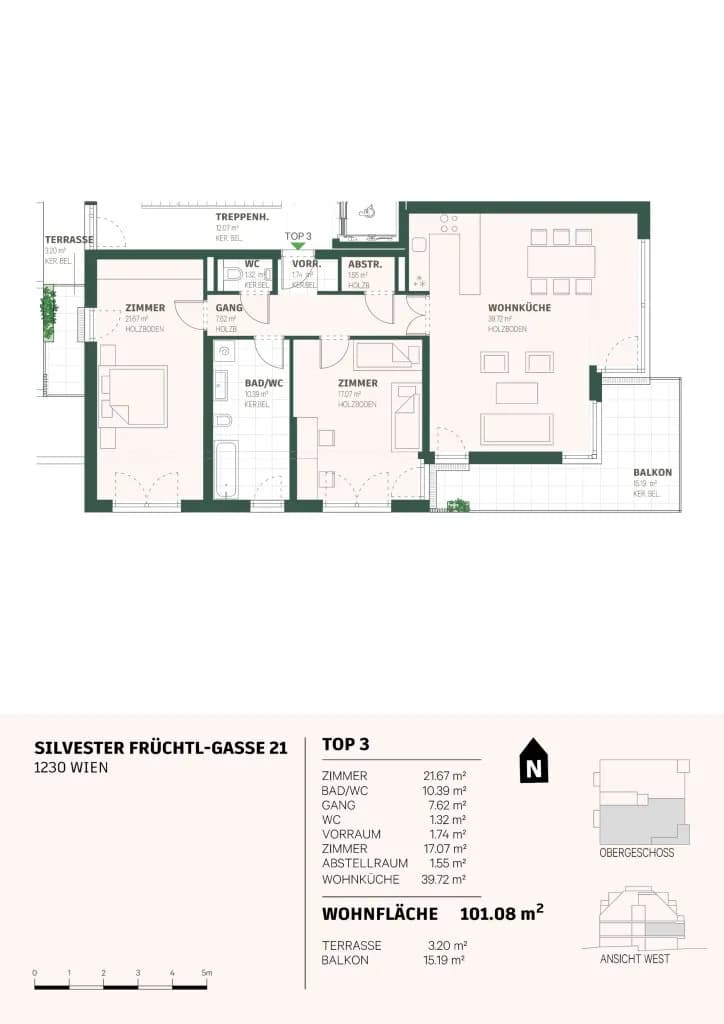 3-Zimmer-Wohnung kaufen in Wien – 101,08 m², € 799.000 – Bild 15 von 15