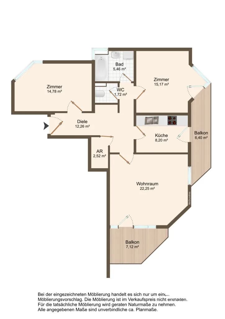 3-Zimmer-Wohnung kaufen in Innsbruck – 82,36 m², € 592.000 – Bild 16 von 16