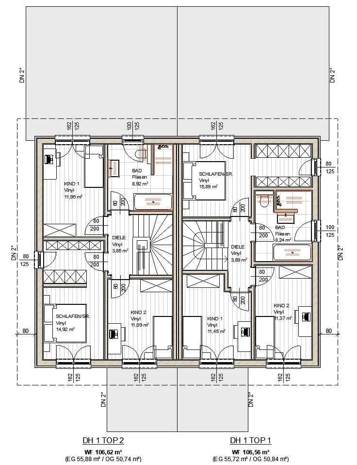 Haus kaufen in Braunau am Inn – 106,62 m², € 354.900 – Bild 6 von 8