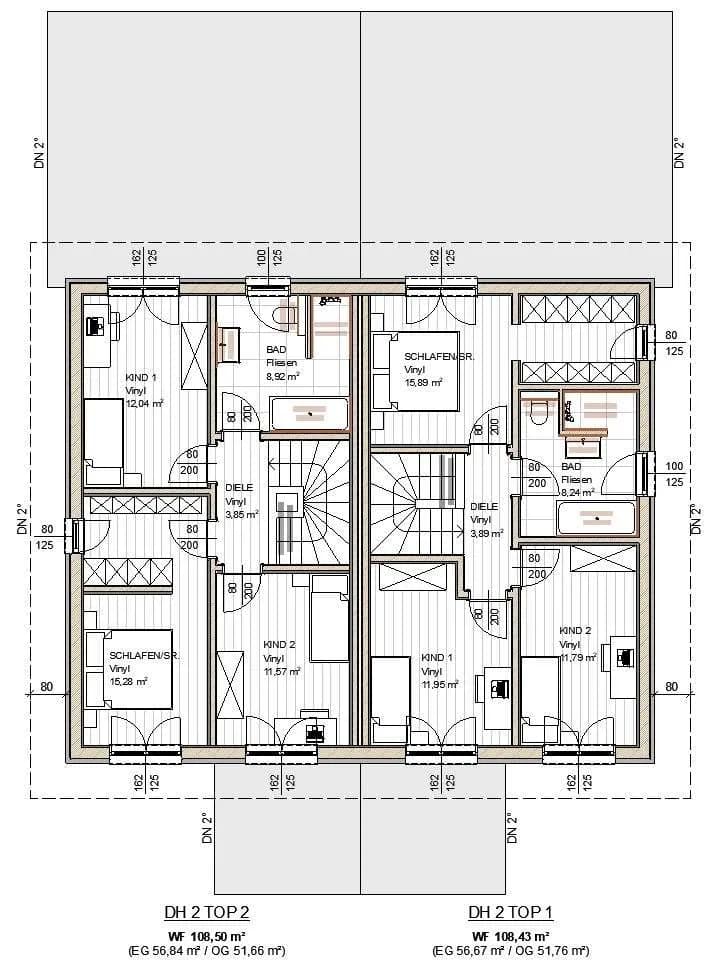 Haus kaufen in Braunau am Inn – 106,62 m², € 354.900 – Bild 8 von 8