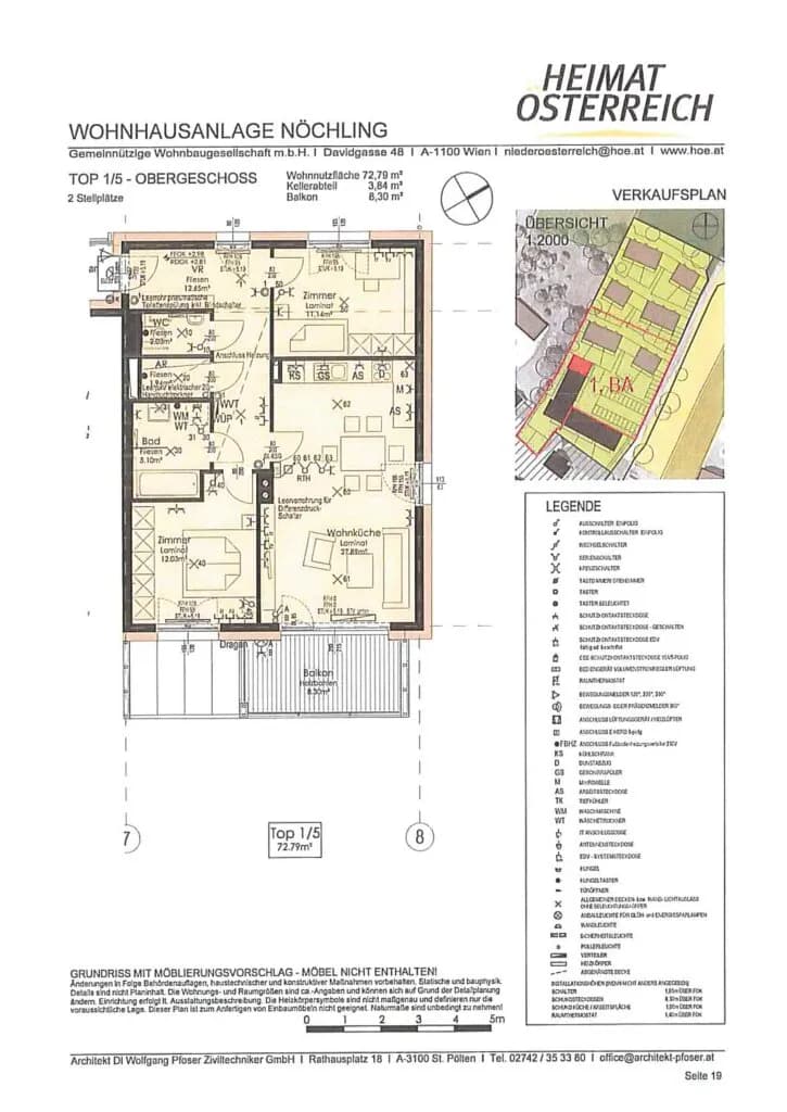 3-Zimmer-Wohnung mieten in Melk – 72,79 m², € 850 – Bild 20 von 20