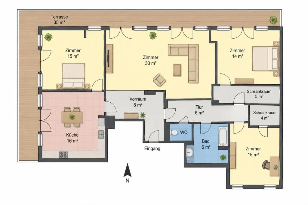4-Zimmer-Wohnung kaufen in Wien – 121,94 m², € 2.500.000 – Bild 2 von 38