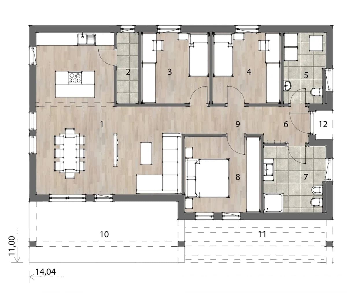 4-Zimmer-Haus kaufen in Südoststeiermark – 100 m², € 180.000 – Bild 3 von 7