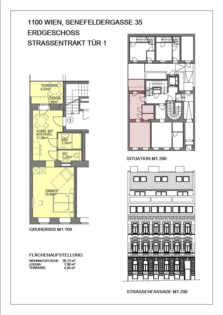 1-Zimmer-Wohnung kaufen in Wien – 35,33 m², € 240.000 – Bild 6 von 8