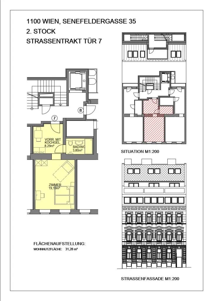 1-Zimmer-Wohnung kaufen in Wien – 32,12 m², € 215.000 – Bild 6 von 8