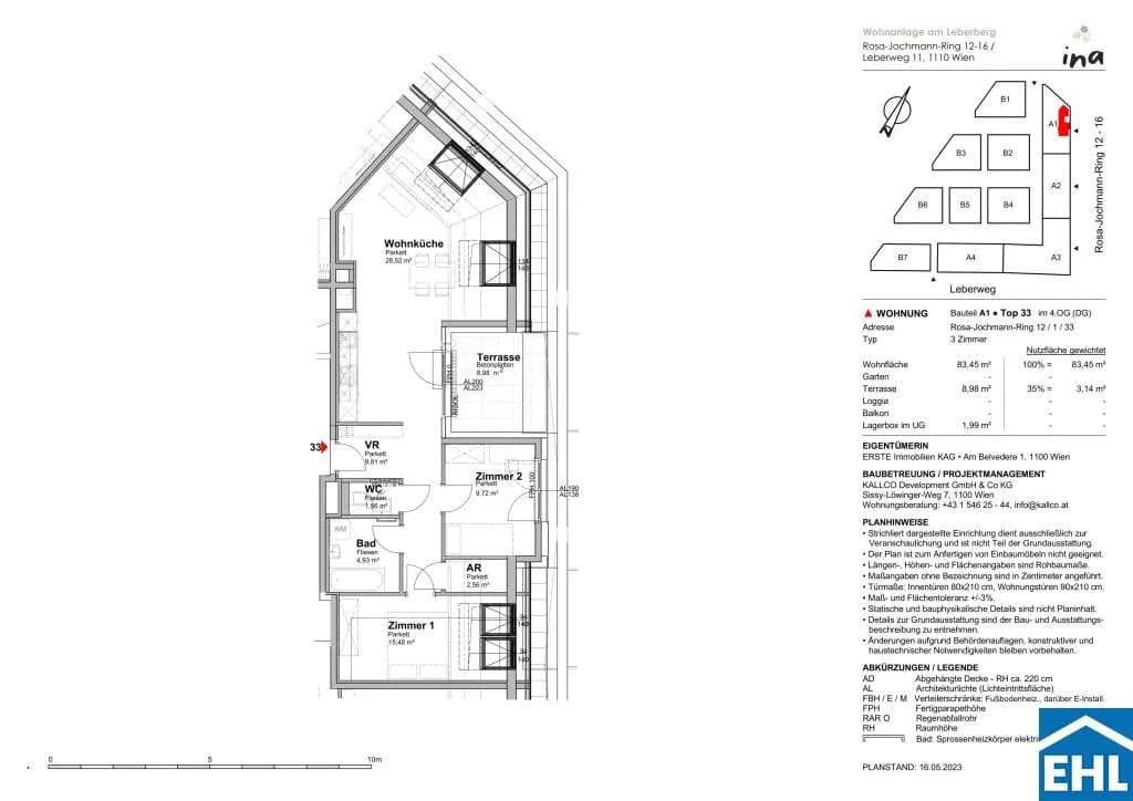 3-Zimmer-Wohnung mieten in Wien – 84,45 m², € 1.450 – Bild 15 von 15