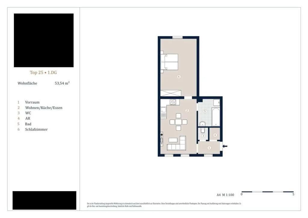 2-Zimmer-Wohnung kaufen in Wien – 53,54 m², € 383.000 – Bild 12 von 12