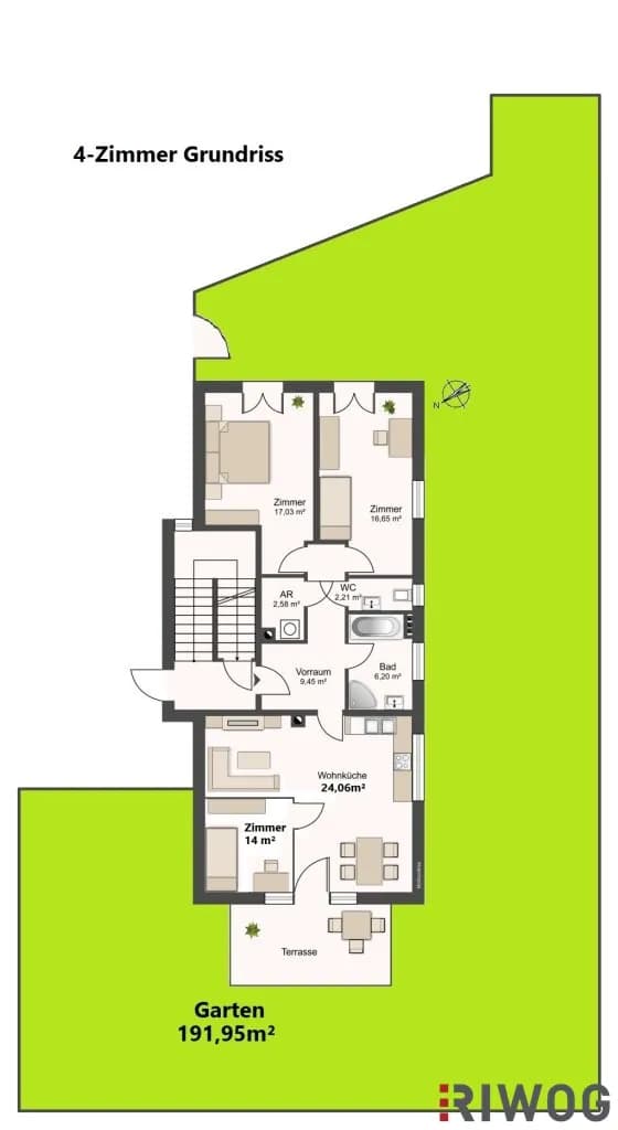 4-Zimmer-Wohnung kaufen in Wien – 92,16 m², € 525.000 – Bild 13 von 14
