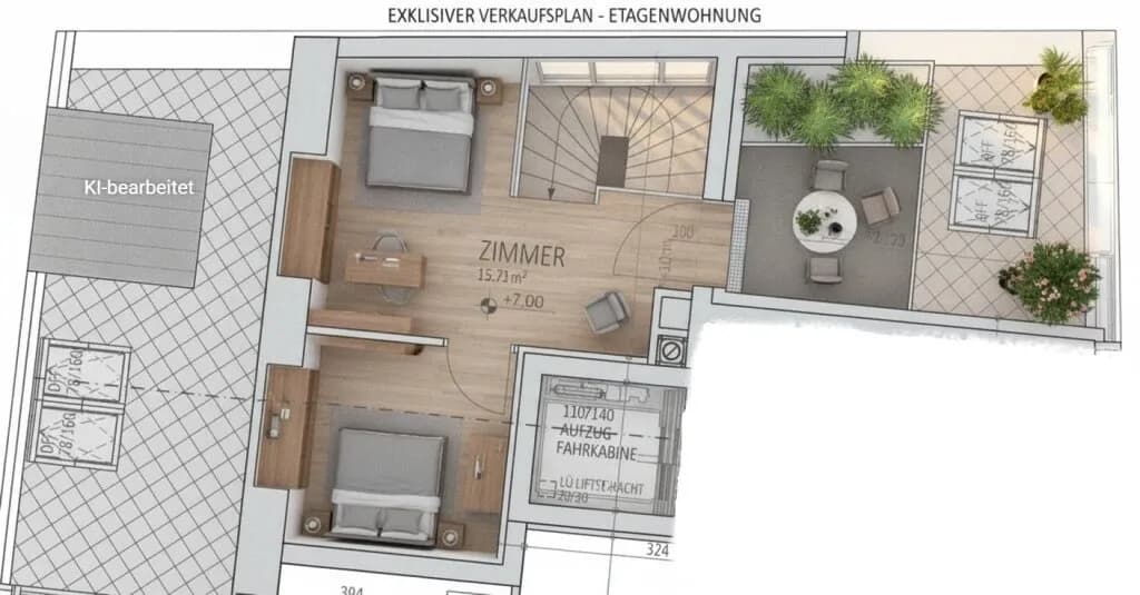 4-Zimmer-Wohnung kaufen in Wien – 78,05 m², € 540.110 – Bild 3 von 6