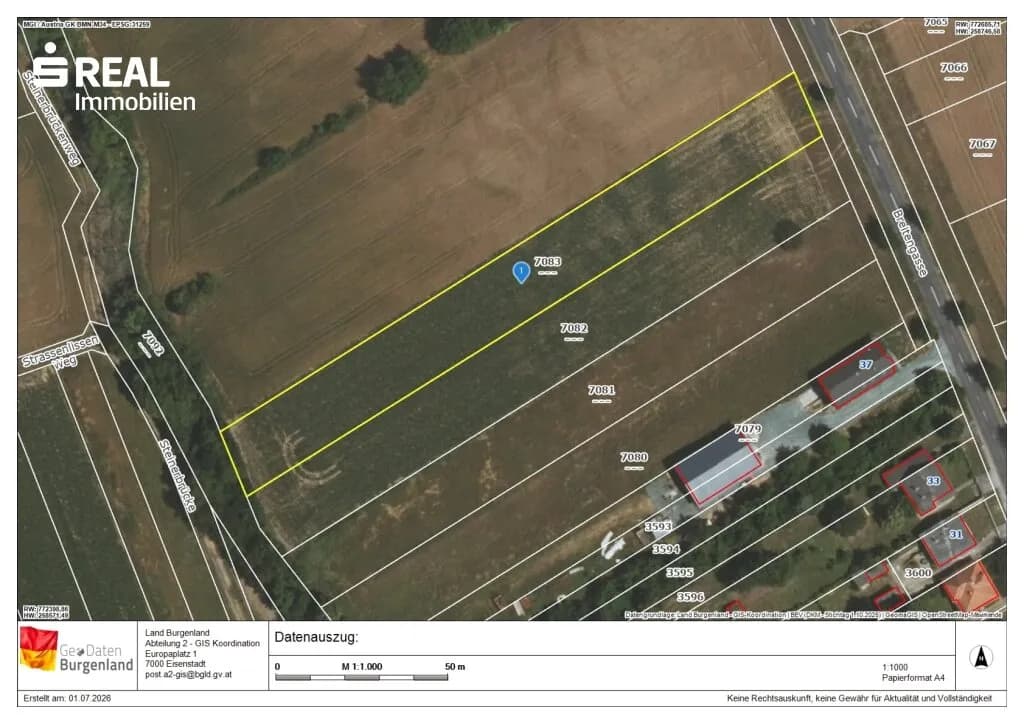 Grundstück kaufen in Oberpullendorf – 3 933 m², € 67.000 – Bild 5 von 6