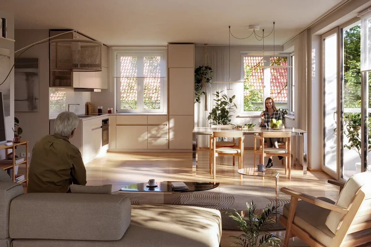 3-Zimmer-Wohnung mieten in Baden – 76,58 m², € 797 – Bild 2 von 3
