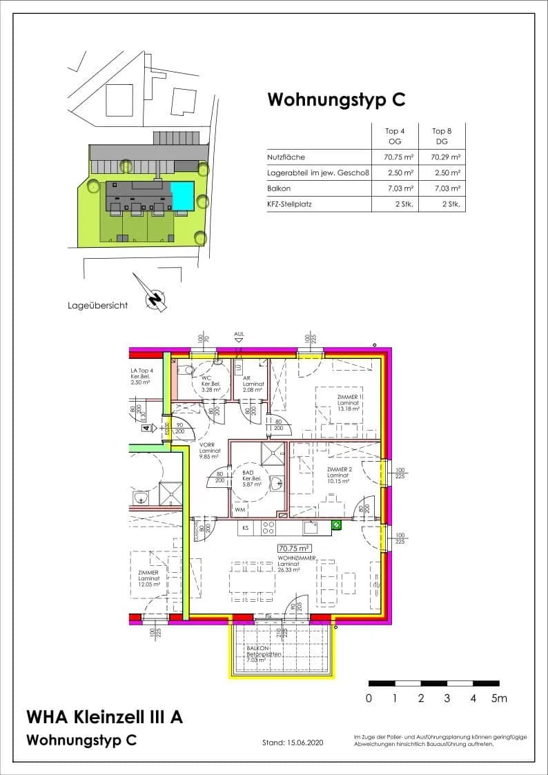 3-Zimmer-Wohnung mieten in Lilienfeld – 63,22 m², € 870 – Bild 5 von 5