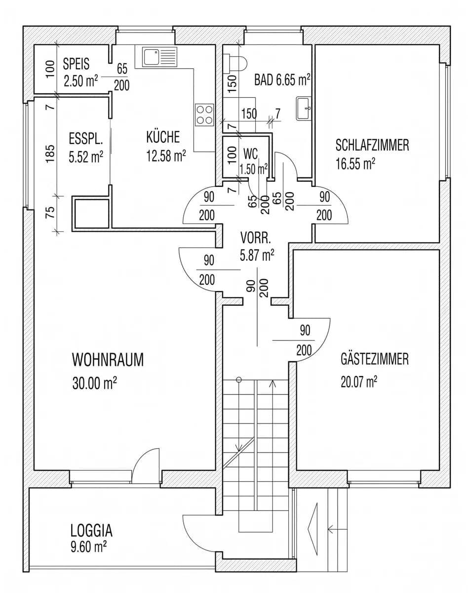 3-Zimmer-Wohnung mieten in Deutschlandsberg – 110 m², € 1.200 – Bild 18 von 18