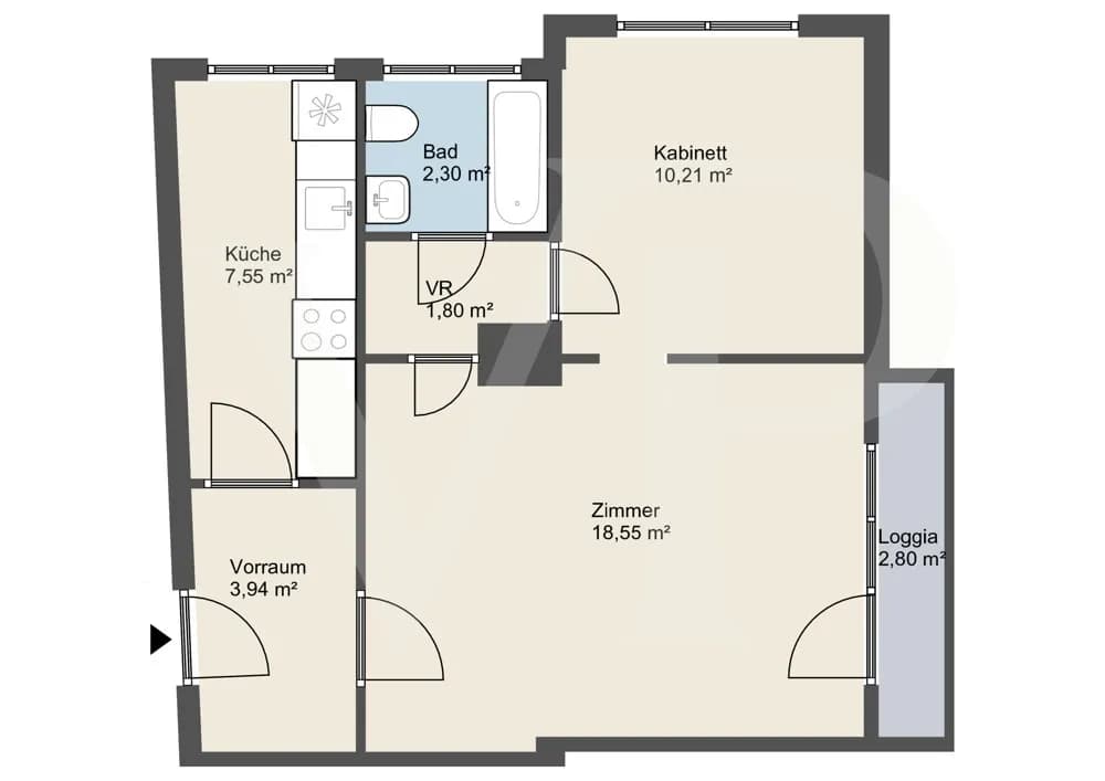 2-Zimmer-Wohnung kaufen in Wien – 49 m², € 238.000 – Bild 18 von 19