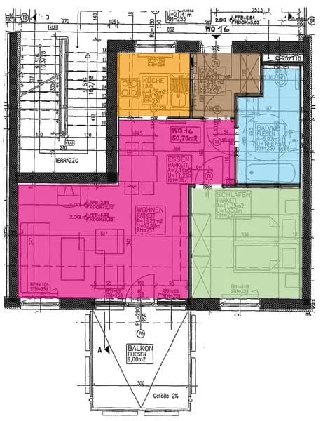 3-Zimmer-Wohnung mieten in Deutschlandsberg – 50,7 m², € 684 – Bild 3 von 3