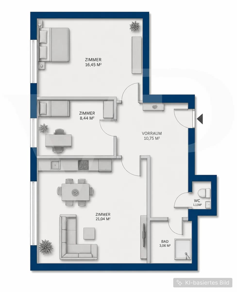 3-Zimmer-Wohnung kaufen in Wien – 60,87 m², € 299.000 – Bild 10 von 10