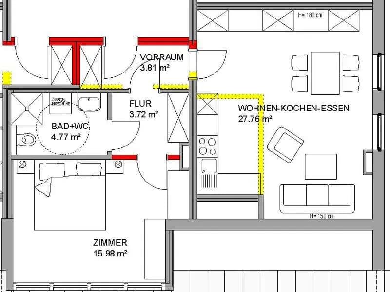2-Zimmer-Wohnung mieten in Murau – 56,04 m², € 589 – Bild 9 von 9