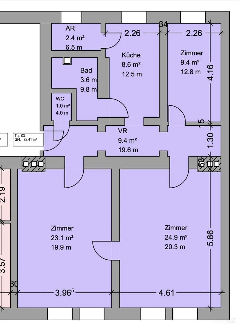 3-Zimmer-Wohnung kaufen in Graz – 82,41 m², € 214.900 – Bild 19 von 19