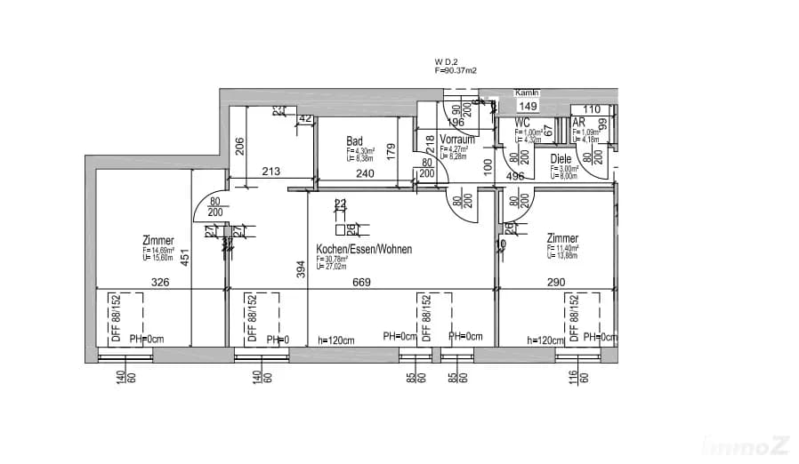 3-Zimmer-Wohnung mieten in Graz – 70,53 m², € 898 – Bild 15 von 15
