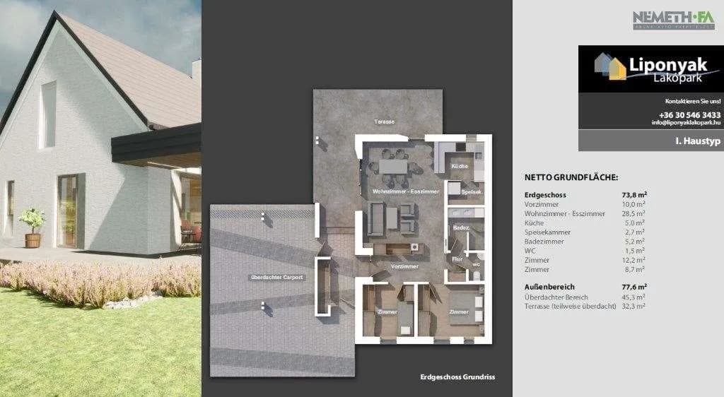 3-Zimmer-Haus kaufen in Österreich – 74 m², € 241.300 – Bild 24 von 37