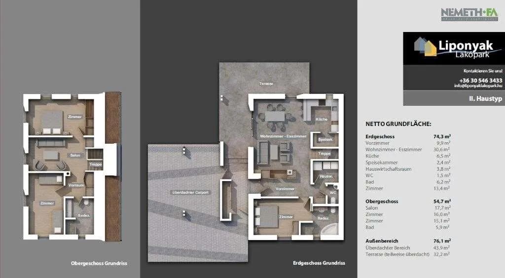 3-Zimmer-Haus kaufen in Österreich – 74 m², € 241.300 – Bild 28 von 37