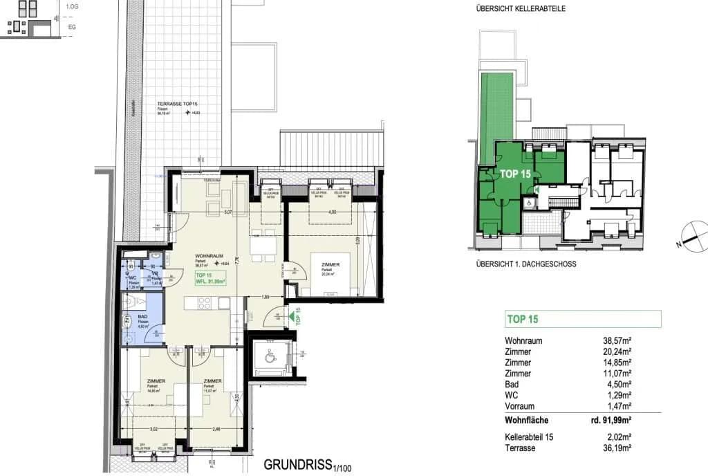 4-Zimmer-Wohnung kaufen in Wien – 91,99 m², € 675.000 – Bild 12 von 12