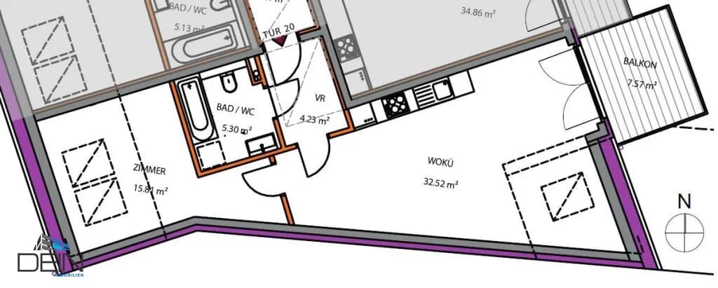 2-Zimmer-Wohnung kaufen in Wien – 57,86 m², € 291.560 – Bild 10 von 10