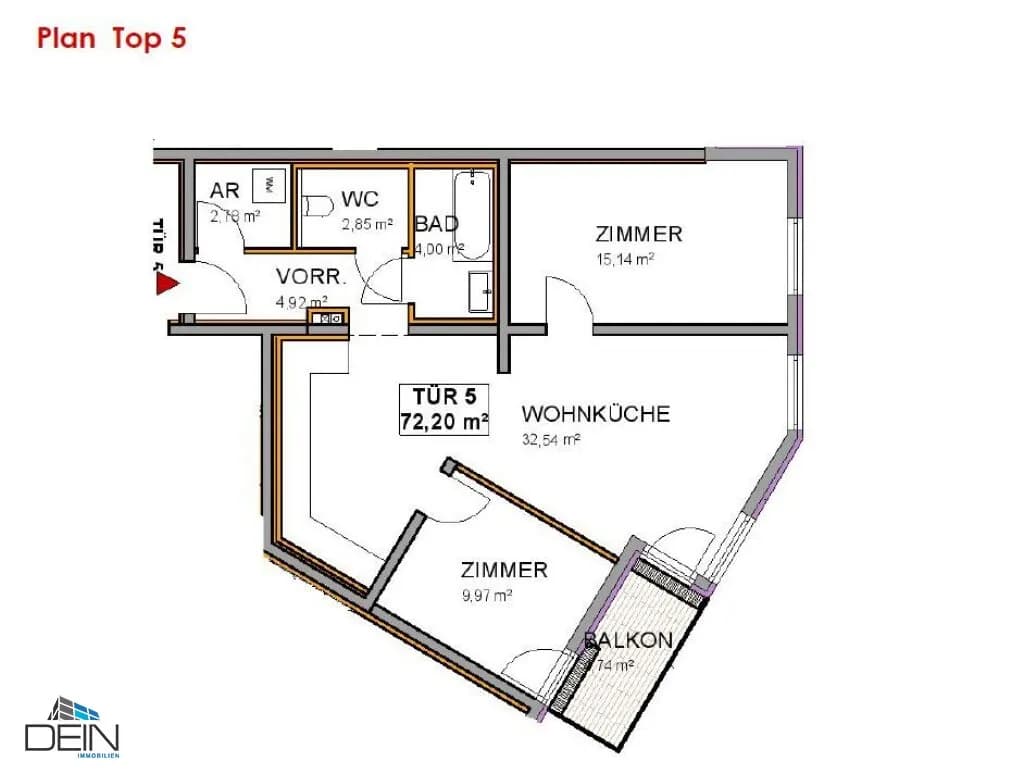 3-Zimmer-Wohnung kaufen in Wien – 71,89 m², € 345.000 – Bild 14 von 14