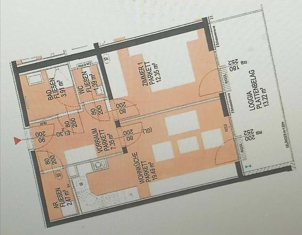2-Zimmer-Wohnung mieten in Mödling – 47 m², € 949 – Bild 2 von 23