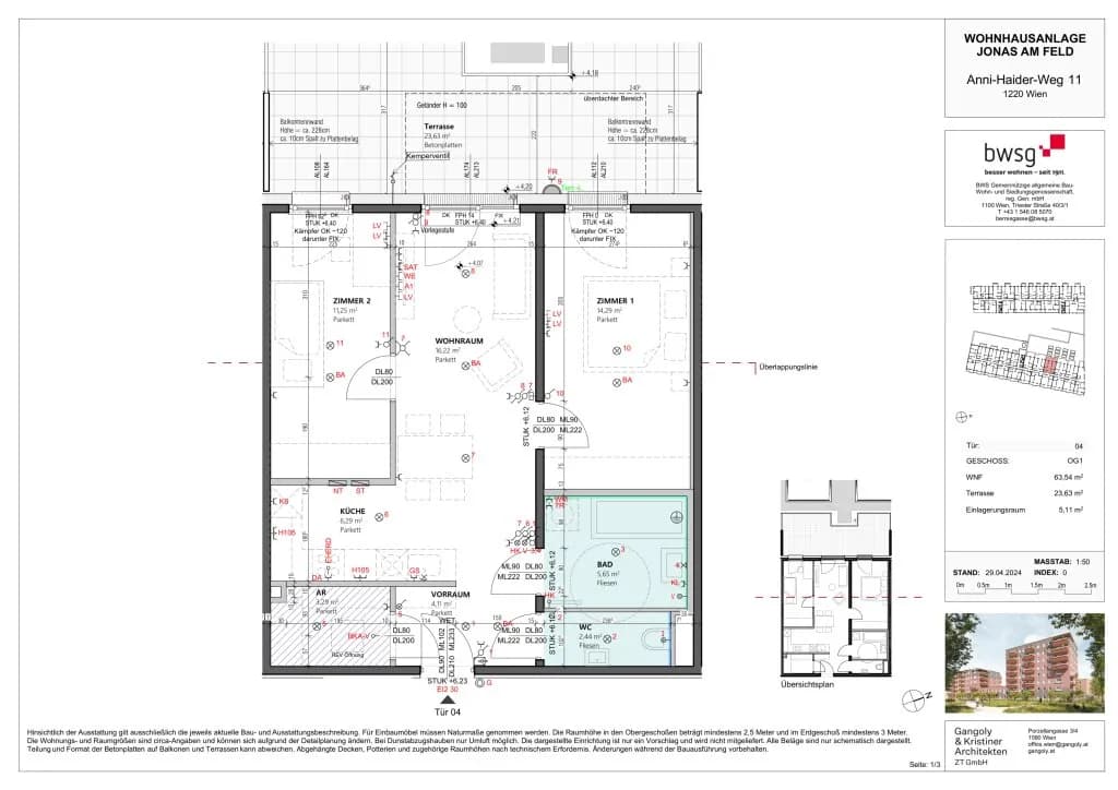 3-Zimmer-Wohnung kaufen in Wien – 63,55 m², € 349.000 – Bild 19 von 21