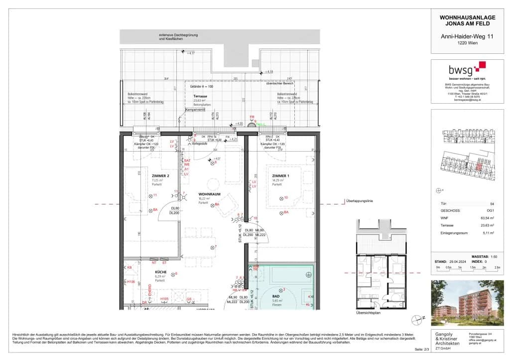 3-Zimmer-Wohnung kaufen in Wien – 63,55 m², € 349.000 – Bild 20 von 21