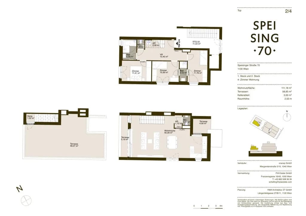 4-Zimmer-Wohnung kaufen in Wien – 108,08 m², € 1.200.000 – Bild 8 von 9
