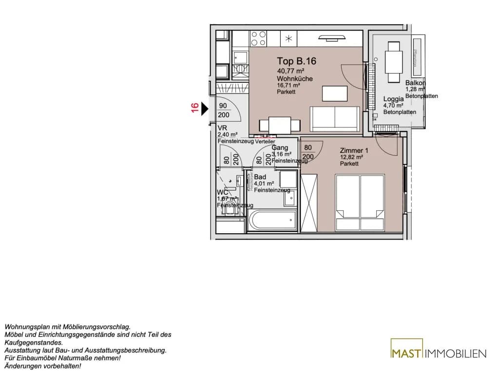 2-Zimmer-Wohnung kaufen in Wien – 40,77 m², € 260.000 – Bild 10 von 10