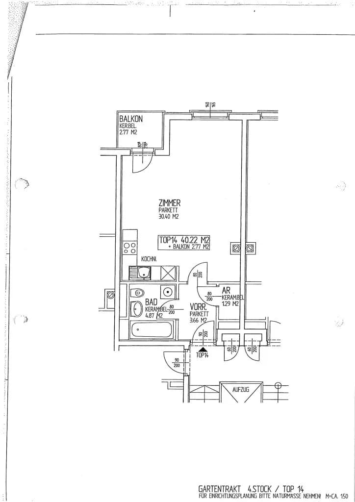 1-Zimmer-Wohnung mieten in Wien – 40,22 m², € 995 – Bild 10 von 11