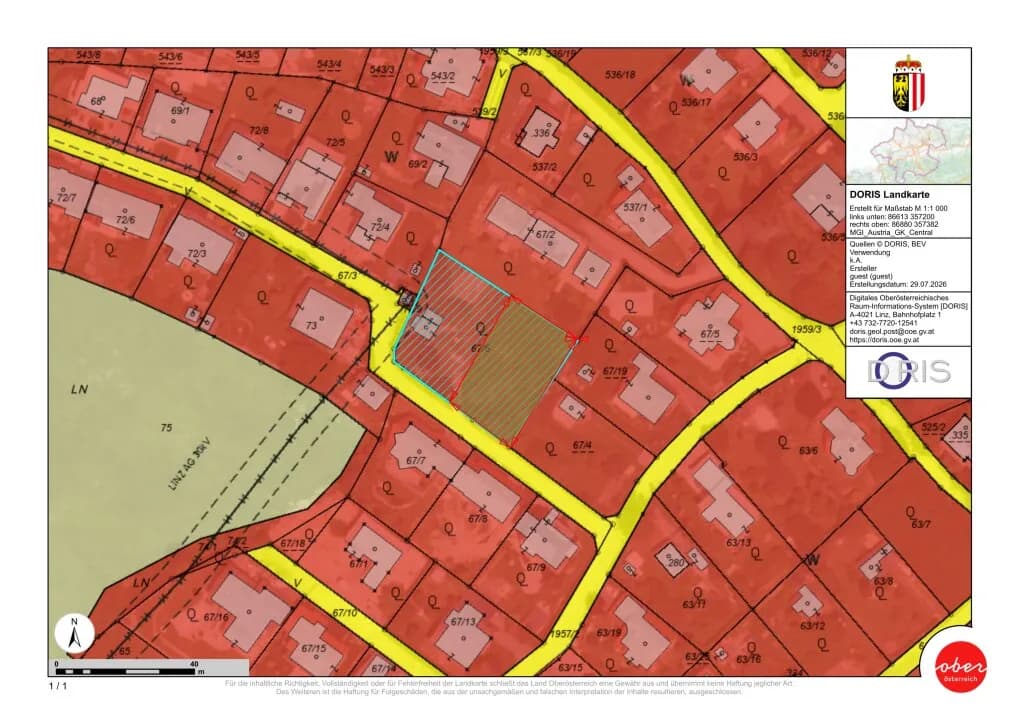 Grundstück kaufen in Freistadt – 805 m², € 257.000 – Bild 6 von 7