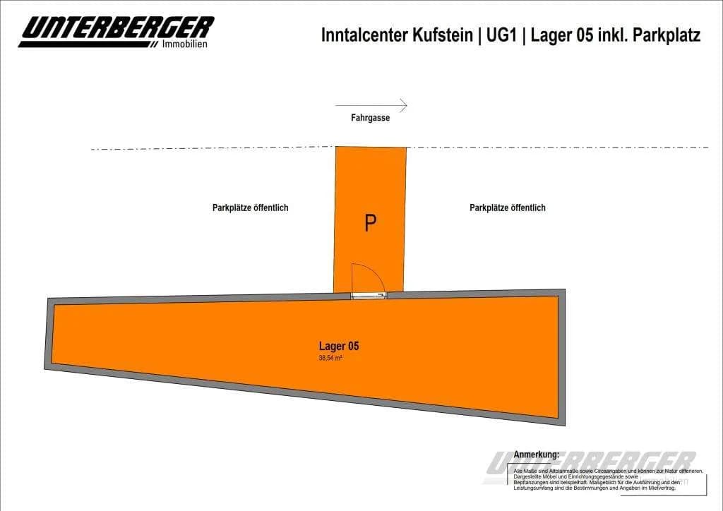 Immobilie mieten in Kufstein – 39 m², € 467 – Bild 2 von 2