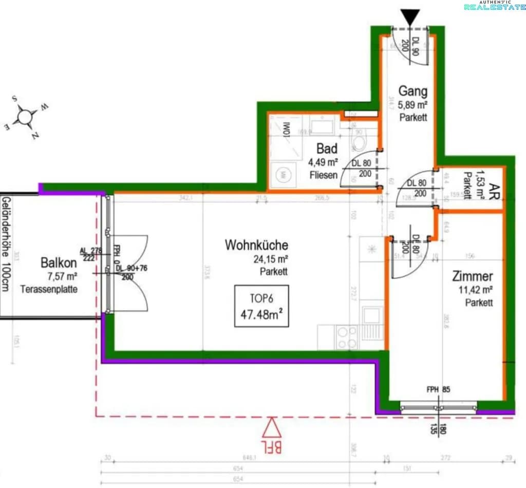 2-Zimmer-Wohnung kaufen in Wien – 47,5 m², € 299.000 – Bild 16 von 17