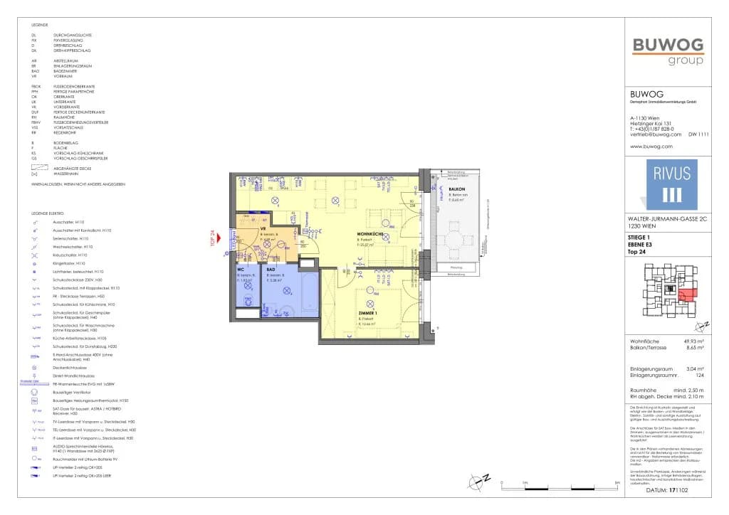 2-Zimmer-Wohnung kaufen in Wien – 50 m², € 249.900 – Bild 24 von 25