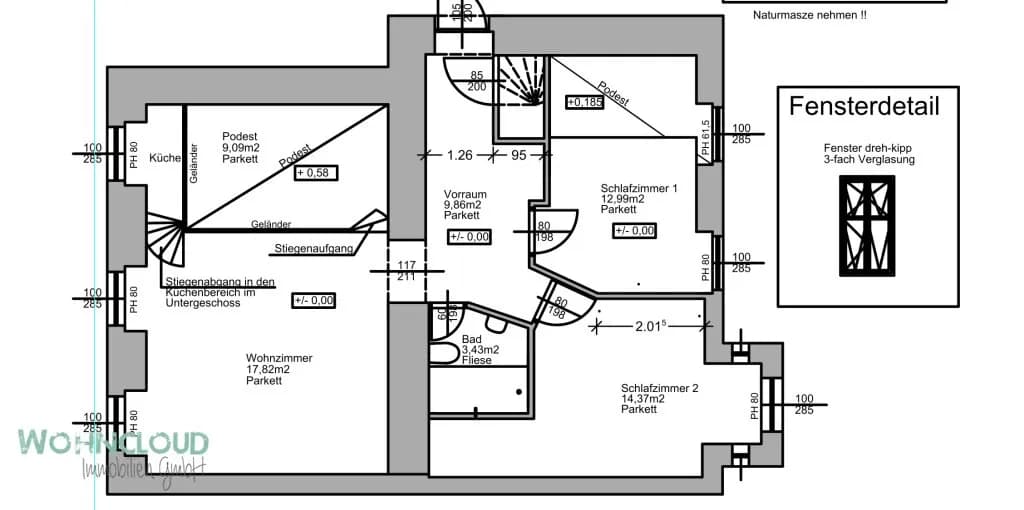 3-Zimmer-Wohnung kaufen in Wien – 68,36 m², € 410.000 – Bild 15 von 16