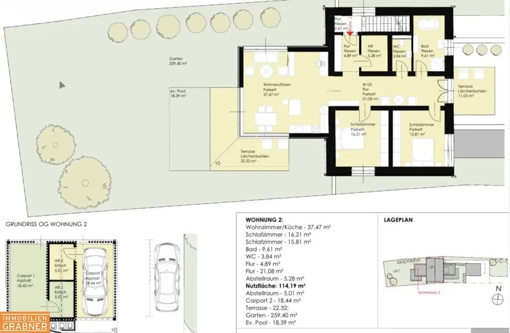 3-Zimmer-Wohnung kaufen in Gmunden – 114,19 m², € 460.000 – Bild 3 von 5