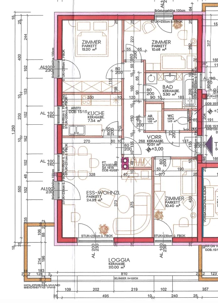 4-Zimmer-Wohnung mieten in Melk – 84,77 m², € 673 – Bild 2 von 2