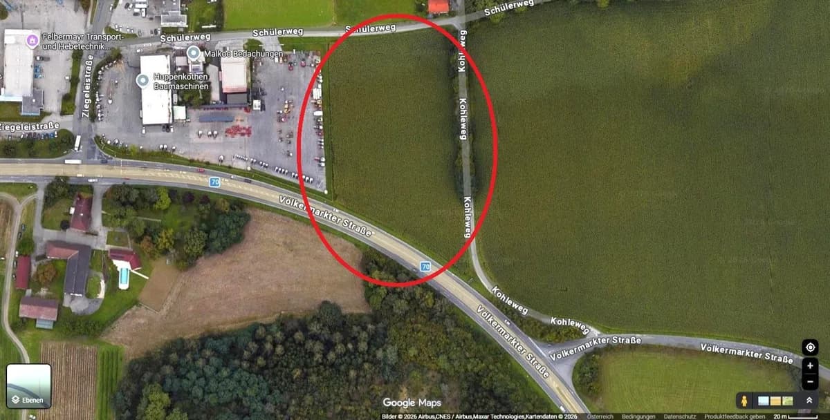 Grundstück kaufen in Klagenfurt – 12 854 m², € 2.377.990 – Bild 4 von 6
