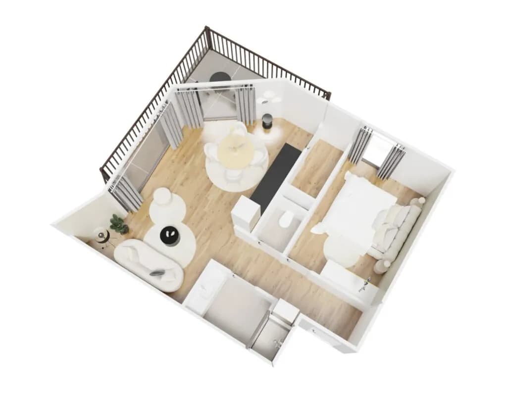 2-Zimmer-Wohnung mieten in Wien – 47 m², € 2.495 – Bild 13 von 13