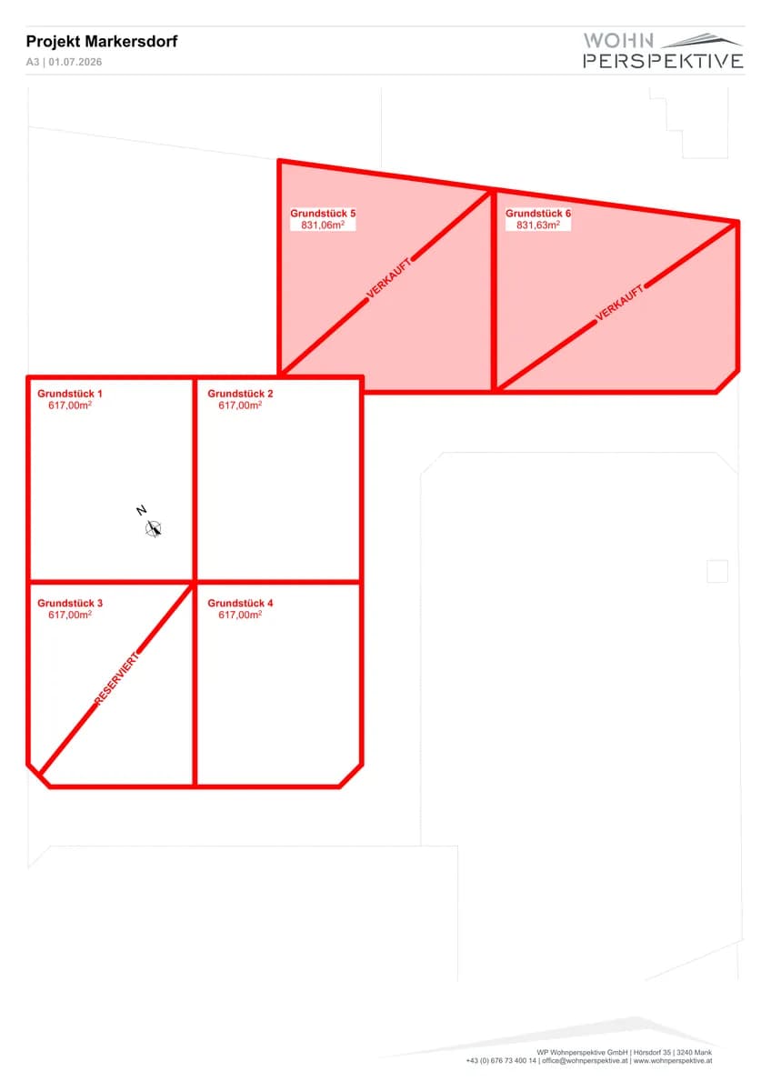 Grundstück kaufen in Sankt Pölten Land – 617 m², € 92.550